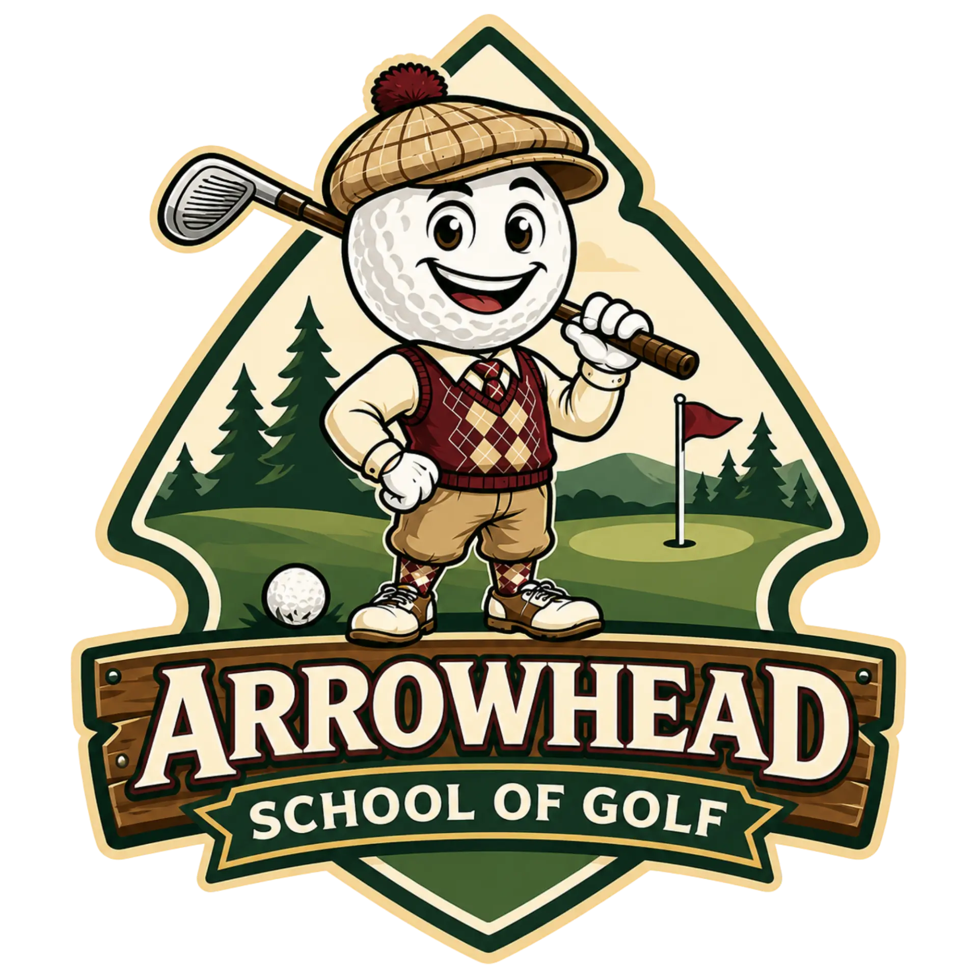 Arrowhead School of Golf logo